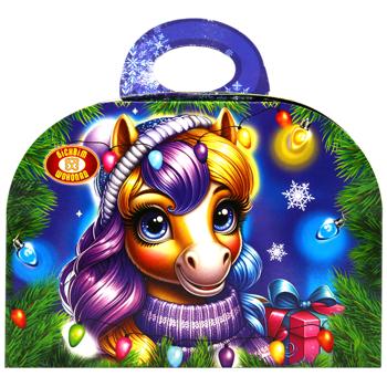 Новорічний набір Бисквіт-Шоколад Скринька 700г - купити, ціни на За Раз - фото 3