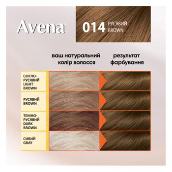 Крем-фарба для волосся стійка AVENA Shine Color 014 Русявий - купити, ціни на Ідеал - фото 3