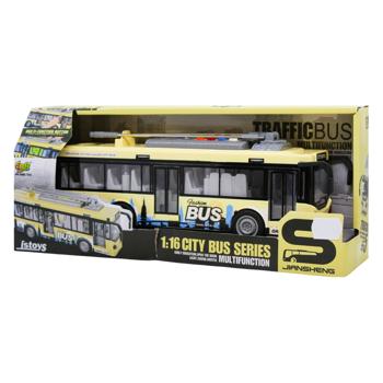 Diy Toys Inertial Trolleybus Toy