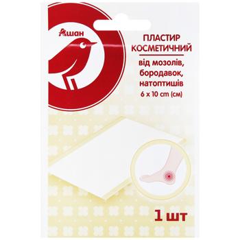 Auchan Cosmetic Plaster against Warts and Calluses 6x10cm 1pc - buy, prices for Auchan - photo 1