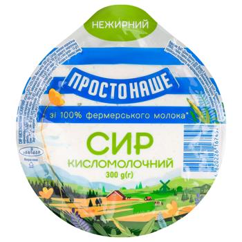 Сир кисломолочний Простонаше нежирний 300г - купити, ціни на - фото 3