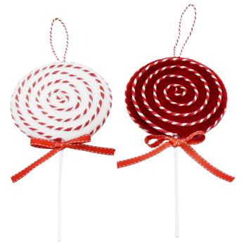 Actuel Lollipop Christmas Tree Pendant 26cm in assortment - buy, prices for Auchan - photo 1