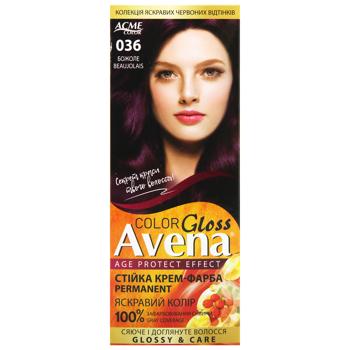 Avena Gloss Beaujolais Hair Dye 036 - buy, prices for - photo 3