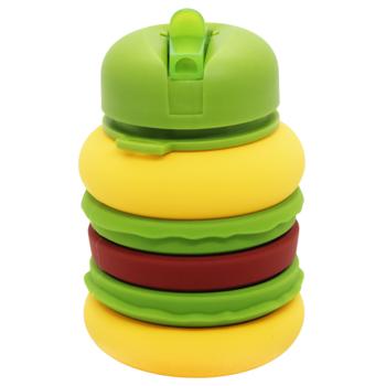 Бутылка для воды силикон 600мл YD-17-16798 - купить, цены на КОСМОС - фото 8