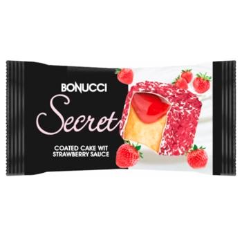 Пирожное Bonucci Souffle с клубникой 45г - купить, цены на Чудо Маркет - фото 1