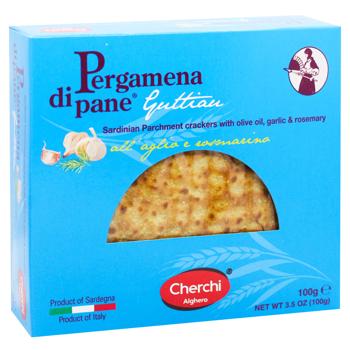 Cherchi Crispbreads with Garlic and Rosemary 100g - buy, prices for - photo 2