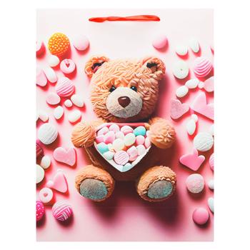 Zed Teddy Bear Gift Bag 25.5х33х10cm - buy, prices for EKO Market - photo 3