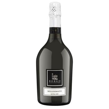 Вино ігристе Borgo San-Pietro Mellesimato біле сухе 11% 0,75л - купити, ціни на МегаМаркет - фото 1