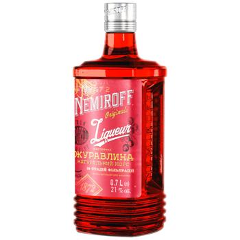 Настоянка Nemiroff Журавлина 21% 0,7л - купити, ціни на AlcoHub - фото 3