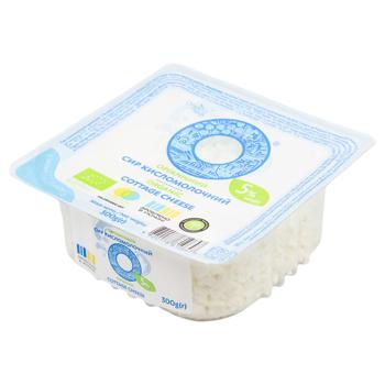 Organic Milk Non-fat Cottage Cheese 0.2% 300g - buy, prices for Biotus - photo 1