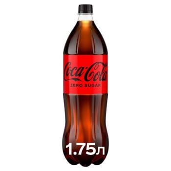 Напиток газированный Coca-Cola Zero 1,75л - купить, цены на КОСМОС - фото 1