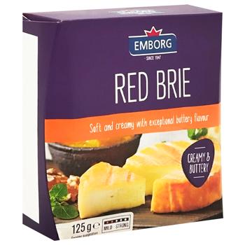 Сыр Emborg Red Brie 60% 125г - купить, цены на - фото 2