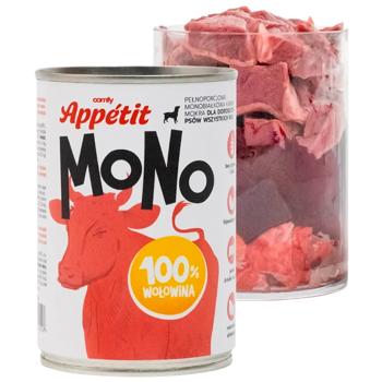 Корм влажный Comfy Appetit Mono с говядиной для собак всех пород 400г - купить, цены на MasterZoo - фото 3