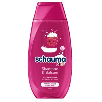 Шампунь-бальзам Schauma Kids для дівчаток без сліз і сплутування 250мл
