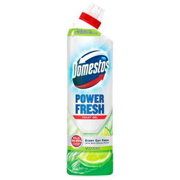 Засіб чистячий Domestos Power Fresh Лайм для унітазу 700мл - купити, ціни на КОСМОС - фото 1
