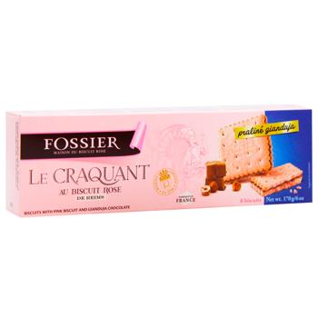 Fossier Pink Cookies with Gianduja Praline 170g - buy, prices for WINETIME - photo 2