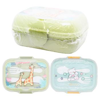 Zed Lunch Box with Cutlery 17.5x14.8x8cm - buy, prices for EKO Market - photo 1