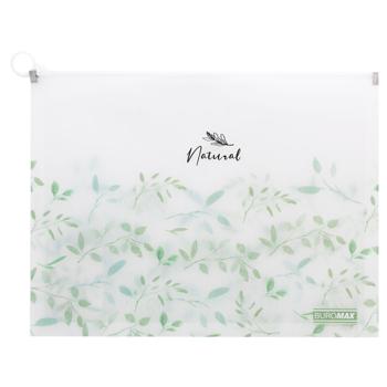 Папка-конверт на zip-блискавці Buromax Arabeski біла А4 - купити, ціни на МегаМаркет - фото 1