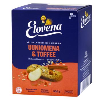 Галети вівсяні Elovena з яблуком та ірисом 300г - купити, ціни на - фото 2