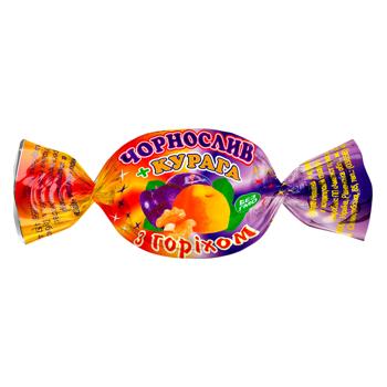 Конфеты Аметист Плюс Чернослив + курага с орехом в глазури - купить, цены на Cупермаркет "Харьков" - фото 1