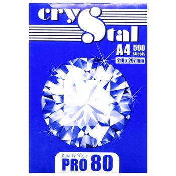 Папір Crystal Pro А4 80г/м2 500 аркушів - купити, ціни на Ідеал - фото 1