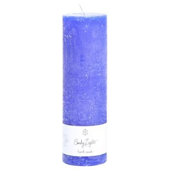 Candy Light Cobalt Cylinder Candle 6x20cm