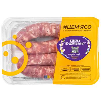 #ЦЕМ'ЯСО Homestyle Chilled Sausage for Baking 500g - buy, prices for Auchan - photo 1