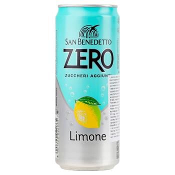 San Benedetto Zero Limone Carbonated Drink 0.33l - buy, prices for MegaMarket - photo 1