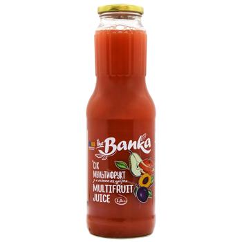 Сік The Banka мультифруктовий з м'якоттю 1л - купити, ціни на ULTRAMARKET - фото 1