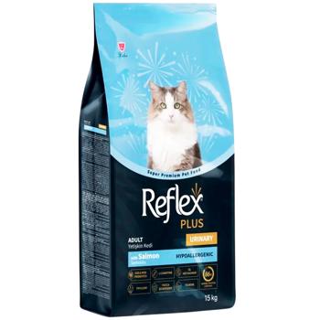 Reflex Plus Adult Urinary Hypoallergenic сухий корм для котів 15 кг - лосось - купить, цены на MasterZoo - фото 1