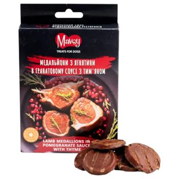 Ласощі для собак Mavsy Refined jerky 100 г - ягня - купить, цены на MasterZoo - фото 1