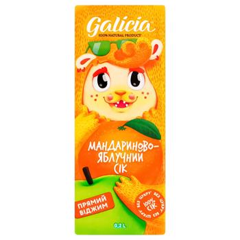 Сок Galicia мандариново-яблочный неосветленный 200мл - купить, цены на AlcoHub - фото 2