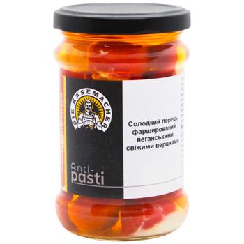Die Kasemacher Sweet Peppers with Fresh Vegan Cream in Rapeseed oil 250g - buy, prices for WINETIME - photo 1