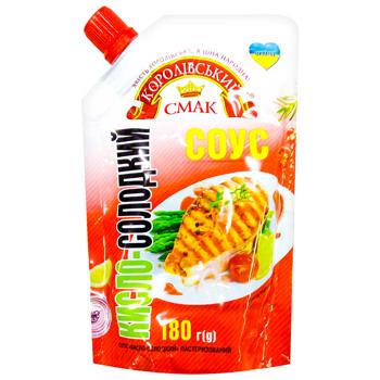 Соус Королівський Смак кисло-солодкий 180г