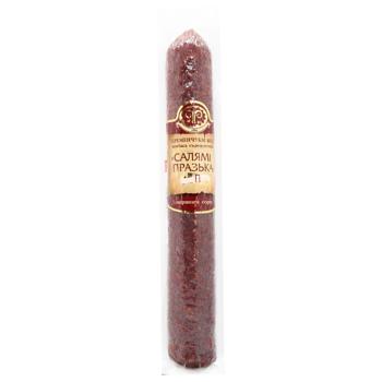 Farro Salami Prazka First Grade Raw Smoked Sausage - buy, prices for MegaMarket - photo 1