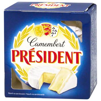Сыр мягкий President Камамбер 60% 90г - купить, цены на Идеал - фото 1