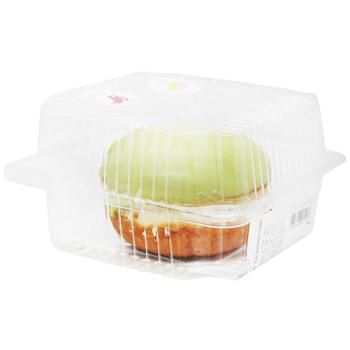 Auchan Lime Glazed Donut with Banana Filling 80g - buy, prices for Auchan - photo 1