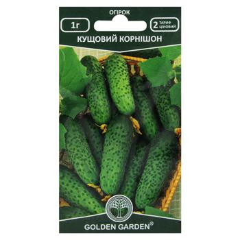 Семена Golden Garden Огурец кустовой корнишон 1г - купить, цены на МегаМаркет - фото 1