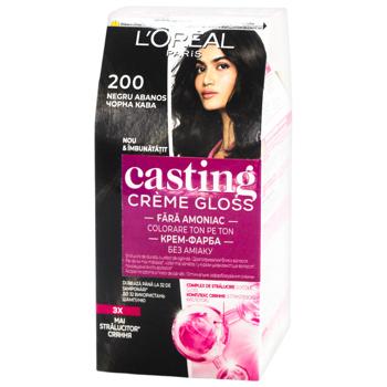 Фарба для волосся L'oreal Paris Casting Creme Gloss 200 Чорна кава без аміаку - купити, ціни на - фото 3