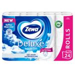 Туалетний папір Zewa Deluxe Delicate Care білий 3-шаровий 24шт