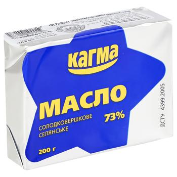 Масло Кагма Селянское сладкосливочное 73% 200г - купить, цены на - фото 3