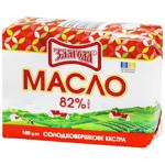 Butter Zlagoda 82% 180g Ukraine