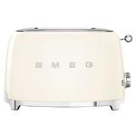 Smeg 50x Electric Toaster for 2 Toasts Cream Color