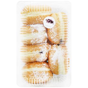 Auchan Donut with Chocolate Filling 70g 6pcs - buy, prices for - photo 4
