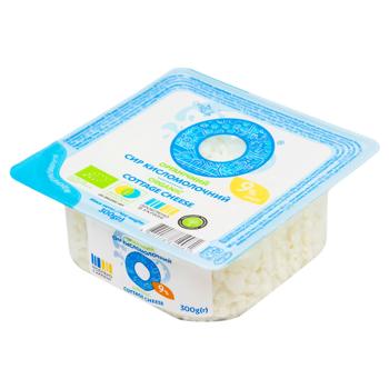 Organic Milk Cottage Cheese 9% 300g - buy, prices for ULTRAMARKET - photo 1
