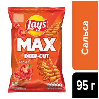 Чипсы Lay`s Max Deep-cut картофельные со вкусом сальсы 95г - купить, цены на Grono - фото 2