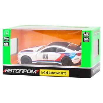 Игрушка Автопром BMW M6 GT3 машина металлическая 4368