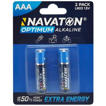 Navaton Optimum LR03 ААА Battery 2pcs - buy, prices for Supermarket "Kharkiv" - photo 1