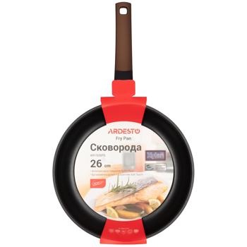 Сковорода Ardesto Gemini коричневая 26см - купить, цены на Auchan - фото 1