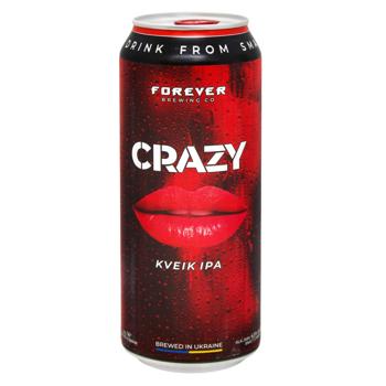 Пиво Forever Crazy світле нефільтроване 6,5% 0,5л - купити, ціни на КОСМОС - фото 1